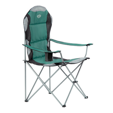 Green Folding Camping Chair, Lightweight, Portable