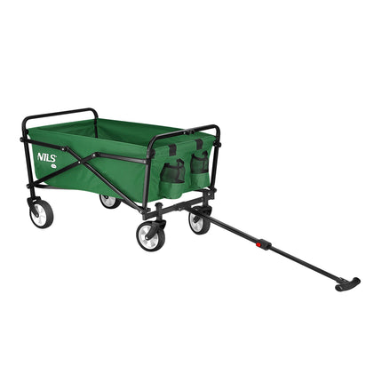 Green Folding Wagon, Compact and Portable