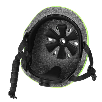 Green Helmet for Skating, S (52-56cm), Lightweight