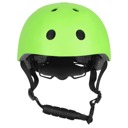 Green Helmet for Skating, S (52-56cm), Lightweight