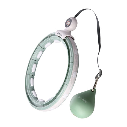 Green Magnetic Weighted Hula Hoop with Counter