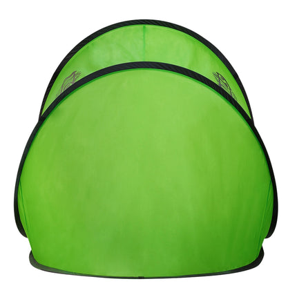 Green Pop-Up Beach Tent, UV Protection, Easy Setup