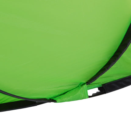 Green Pop-Up Beach Tent, UV Protection, Easy Setup