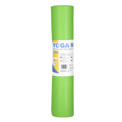 Green Yoga Mat, Non-Slip, Eco-Friendly, 6mm Thick