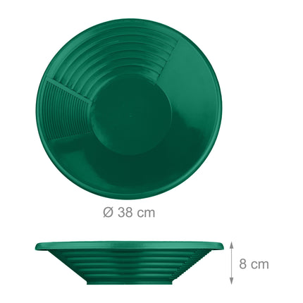 Green gold wash bowls 2-pack