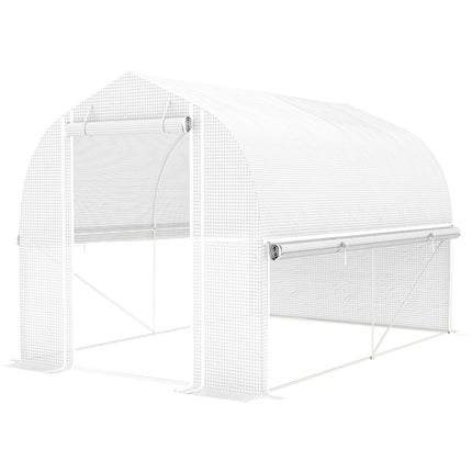 Large film greenhouse, 3x2x2m, UV resistant, roll-up sides