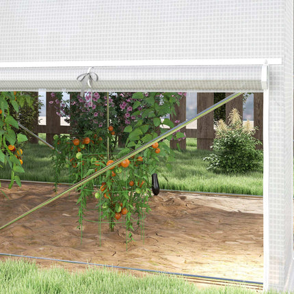 Large film greenhouse, 3x2x2m, UV resistant, roll-up sides