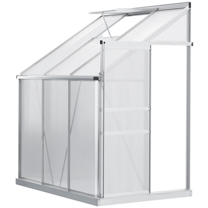 Aluminum greenhouse, 192x127x214 cm, with window door