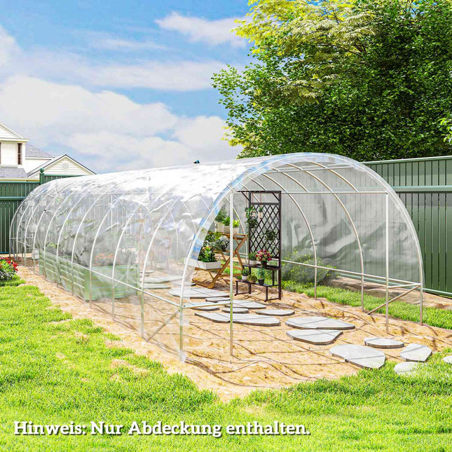 Waterproof UV-protected greenhouse film - 6x10 m, tear-resistant
