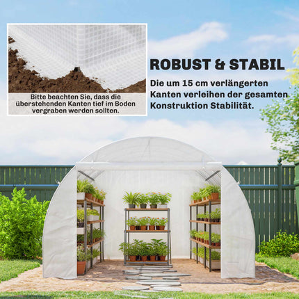 Greenhouse PE Cover, 300x300x200 cm, Waterproof