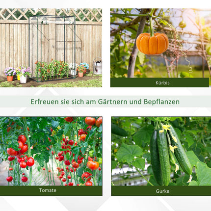Greenhouse tomato house, RollUp door, 100x50x150 cm