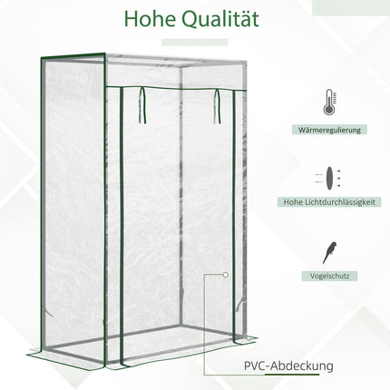 Greenhouse tomato house, RollUp door, 100x50x150 cm