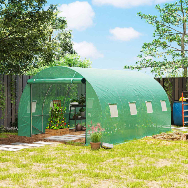 Large film greenhouse, 4x3x2m, window & UV protection