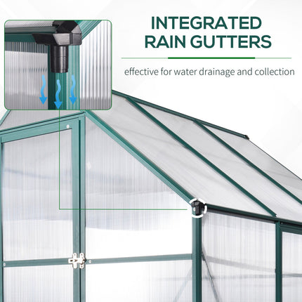 Aluminum garden greenhouse - versatile cold frame, plant, tomato house