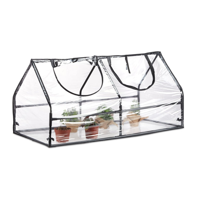 Greenhouse with PVC cover