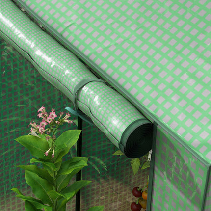 Greenhouse with Roll-Up Door, 100x80x150 cm, UV-Resistant