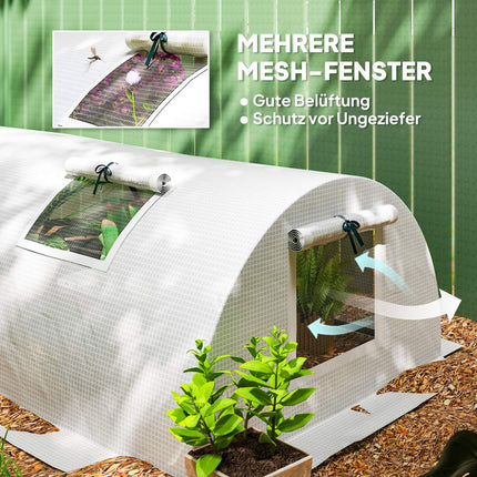 Tomato greenhouse, UV-protected, winter-proof, water-repellent
