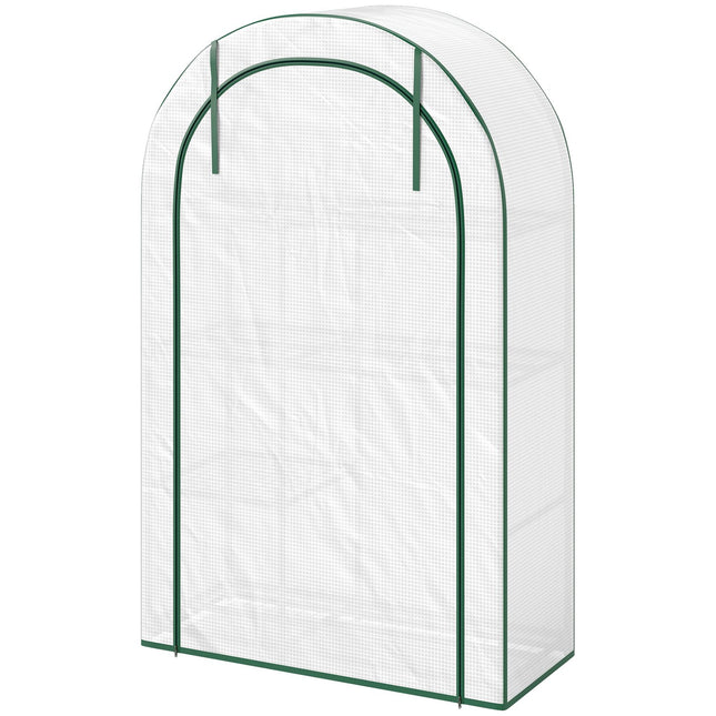 Winter-proof steel greenhouse with shelves - 100x45x160 cm