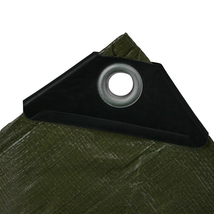 Green tarpaulin 120g/m²