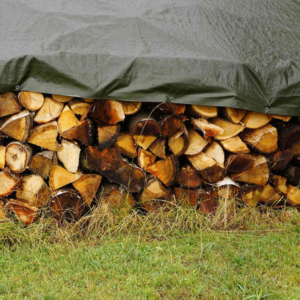 Green tarpaulin 200 g/m²