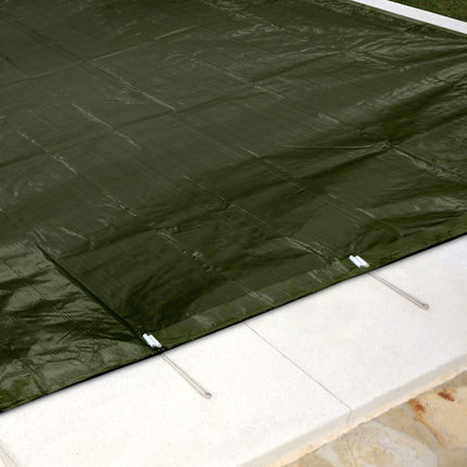 Green tarpaulin 200 g/m²