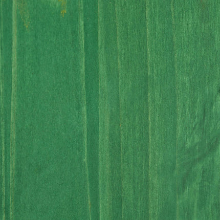 Green wooden bat box