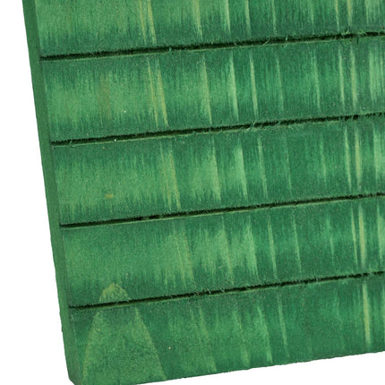 Green wooden bat box