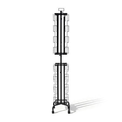 Greeting Card Display Rack, 32 Pockets, 360 Rotating