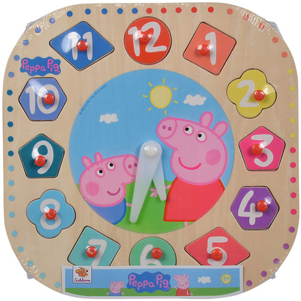 Greta Pig Puzzle clock