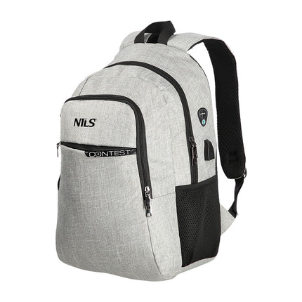 Grey Backpack – Large Capacity, Durable Material