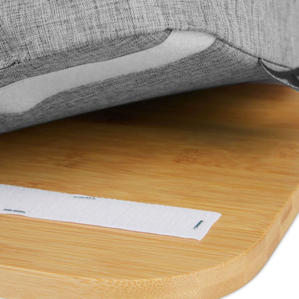 Grey Lapdesk with Bamboo Tray