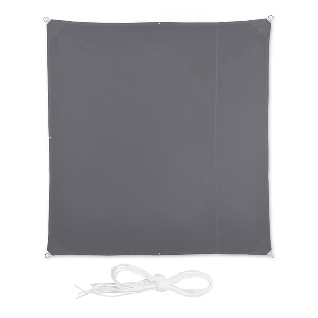 Grey Square Shade Sail, UV Protection, Water-Repellent