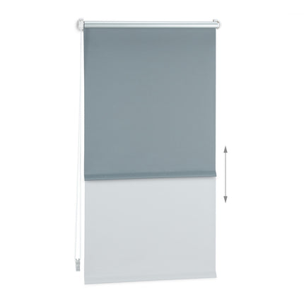 Grey Thermal Darkening Blinds, 60-120cm Adjustable