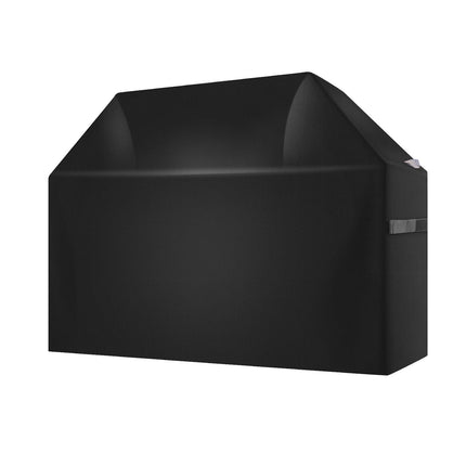 Grill Cover 48 Inch, Waterproof 600D Polyester, Hook Loop Straps, Black