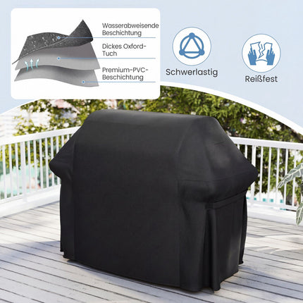 Grill Cover, Waterproof Oxford Fabric, 132x66x100 cm