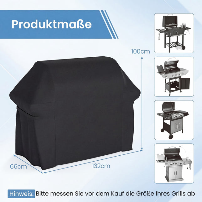 Grill Cover, Waterproof Oxford Fabric, 132x66x100 cm