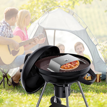 Grill Pizza Oven Kit for 22-Inch Grills, 13-Inch Stone