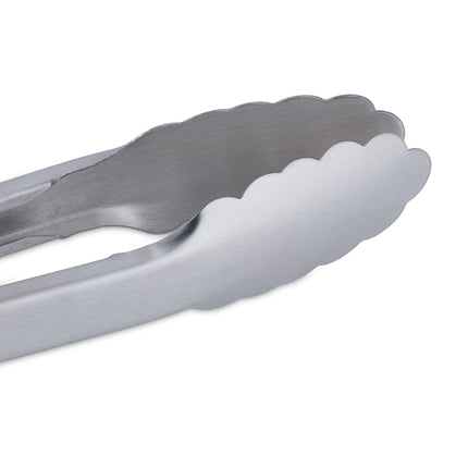 Grill tongs in stainless steel