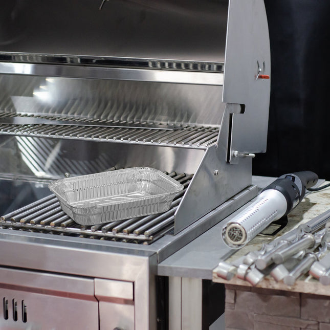 Grill tray in aluminium, set of 100 pcs