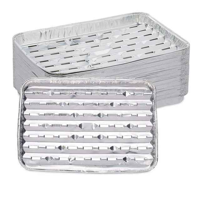 Grill tray in aluminium, set of 40 pcs
