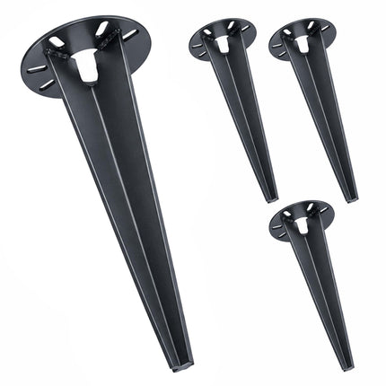 Ground Anchors for Garden Lights, Set of 4, Anthracite