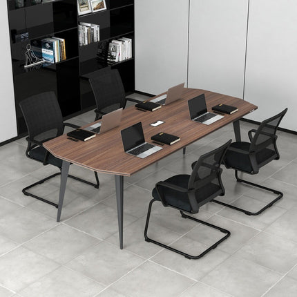 Guest chair with lumbar support & sled base & padded seat conference chair black