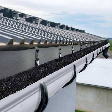 Gutter Brush Leaf Guard, 20-Pack 60 Ft for 5-In Gutters