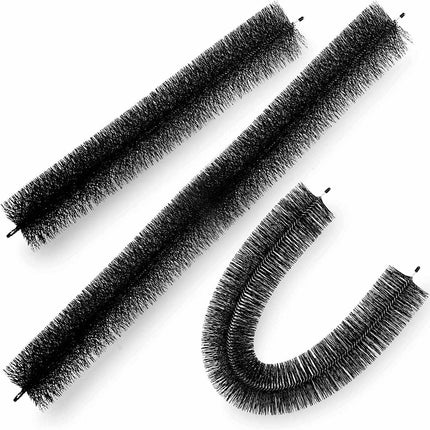 Gutter Guard Brush, 120 Ft, 4.33 In Dia, Fits 5 In