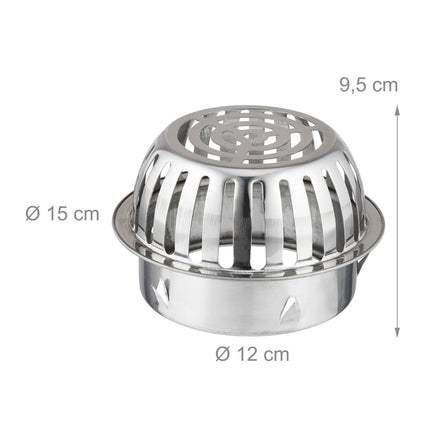 Gutter blade guard in stainless steel, 2 pcs