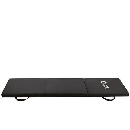 Gymnastic Foldable Mattress, 1800x600mm, Black