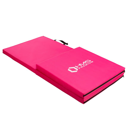 Gymnastic Foldable Mattress, 1800x600mm, Pink