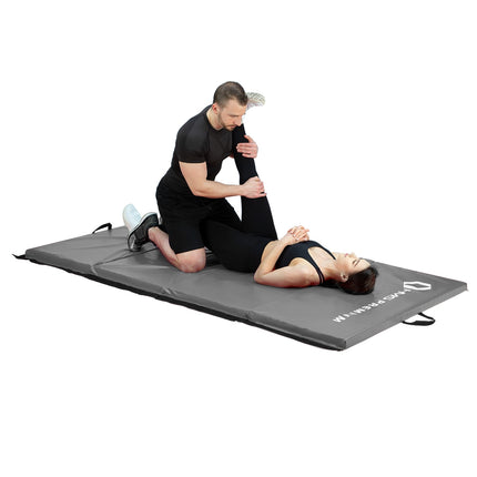 Gymnastic Foldable Mattress, 2400x1200mm, Gray