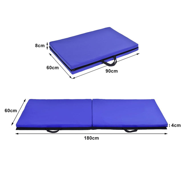Gymnastics Mat, Foldable, 180x60x4cm, Easy Clean