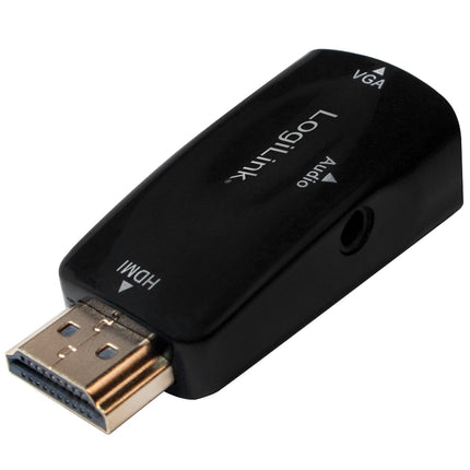 HDMI male -> VGA female + audio
